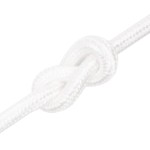 vidaXL Frânghie de barcă, alb complet, 20 mm, 50 m, polipropilenă vidaXL Frânghie de barcă, alb complet, 20 mm, 50 m, polipropilenă