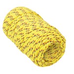 vidaXL Frânghie de barcă, galben, 2 mm, 50 m, polipropilenă vidaXL Frânghie de barcă, galben, 2 mm, 50 m, polipropilenă