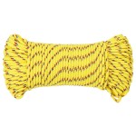 vidaXL Frânghie de barcă, galben, 3 mm, 50 m, polipropilenă vidaXL Frânghie de barcă, galben, 3 mm, 50 m, polipropilenă