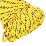 vidaXL Frânghie de barcă, galben, 4 mm, 25 m, polipropilenă vidaXL Frânghie de barcă, galben, 4 mm, 25 m, polipropilenă