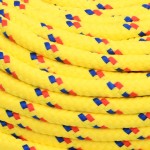 vidaXL Frânghie de barcă, galben, 6 mm, 50 m, polipropilenă vidaXL Frânghie de barcă, galben, 6 mm, 50 m, polipropilenă