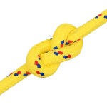 vidaXL Frânghie de barcă, galben, 16 mm, 50 m, polipropilenă vidaXL Frânghie de barcă, galben, 16 mm, 50 m, polipropilenă