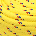 vidaXL Frânghie de barcă, galben, 18 mm, 25 m, polipropilenă vidaXL Frânghie de barcă, galben, 18 mm, 25 m, polipropilenă