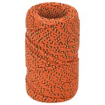 vidaXL Frânghie de barcă, portocaliu, 2 mm, 50 m, polipropilenă vidaXL Frânghie de barcă, portocaliu, 2 mm, 50 m, polipropilenă