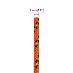 vidaXL Frânghie de barcă, portocaliu, 2 mm, 50 m, polipropilenă vidaXL Frânghie de barcă, portocaliu, 2 mm, 50 m, polipropilenă