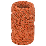 vidaXL Frânghie de barcă, portocaliu, 2 mm, 100 m, polipropilenă vidaXL Frânghie de barcă, portocaliu, 2 mm, 100 m, polipropilenă