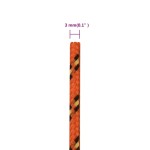 vidaXL Frânghie de barcă, portocaliu, 3 mm, 500 m, polipropilenă vidaXL Frânghie de barcă, portocaliu, 3 mm, 500 m, polipropilenă
