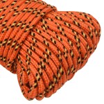 vidaXL Frânghie de barcă, portocaliu, 5 mm, 250 m, polipropilenă vidaXL Frânghie de barcă, portocaliu, 5 mm, 250 m, polipropilenă