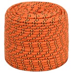 vidaXL Frânghie de barcă, portocaliu, 10 mm, 250 m, polipropilenă vidaXL Frânghie de barcă, portocaliu, 10 mm, 250 m, polipropilenă