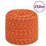 vidaXL Frânghie de barcă, portocaliu, 10 mm, 250 m, polipropilenă vidaXL Frânghie de barcă, portocaliu, 10 mm, 250 m, polipropilenă