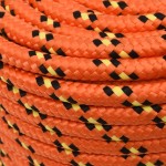 vidaXL Frânghie de barcă, portocaliu, 12 mm, 250 m, polipropilenă vidaXL Frânghie de barcă, portocaliu, 12 mm, 250 m, polipropilenă