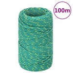 vidaXL Frânghie de barcă, verde, 2 mm, 25 m, polipropilenă vidaXL Frânghie de barcă, verde, 2 mm, 25 m, polipropilenă