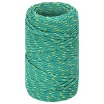 vidaXL Frânghie de barcă, verde, 2 mm, 25 m, polipropilenă vidaXL Frânghie de barcă, verde, 2 mm, 25 m, polipropilenă