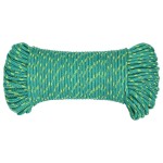 vidaXL Frânghie de barcă, verde, 3 mm, 25 m, polipropilenă vidaXL Frânghie de barcă, verde, 3 mm, 25 m, polipropilenă