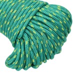 vidaXL Frânghie de barcă, verde, 5 mm, 50 m, polipropilenă