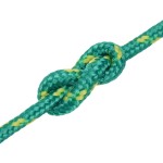 vidaXL Frânghie de barcă, verde, 5 mm, 100 m, polipropilenă