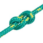 vidaXL Frânghie de barcă, verde, 8 mm, 250 m, polipropilenă