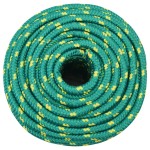 vidaXL Frânghie de barcă, verde, 12 mm, 25 m, polipropilenă vidaXL Frânghie de barcă, verde, 12 mm, 25 m, polipropilenă