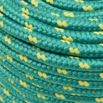 vidaXL Frânghie de barcă, verde, 14 mm, 50 m, polipropilenă vidaXL Frânghie de barcă, verde, 14 mm, 50 m, polipropilenă