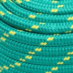vidaXL Frânghie de barcă, verde, 20 mm, 50 m, polipropilenă