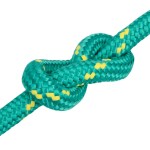 vidaXL Frânghie de barcă, verde, 20 mm, 100 m, polipropilenă