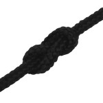 vidaXL Frânghie de lucru, negru, 2 mm, 50 m, poliester vidaXL Frânghie de lucru, negru, 2 mm, 50 m, poliester