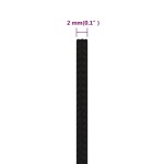 vidaXL Frânghie de lucru, negru, 2 mm, 100 m, poliester vidaXL Frânghie de lucru, negru, 2 mm, 100 m, poliester
