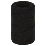vidaXL Frânghie de lucru, negru, 2 mm, 250 m, poliester vidaXL Frânghie de lucru, negru, 2 mm, 250 m, poliester