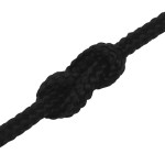 vidaXL Frânghie de lucru, negru, 2 mm, 250 m, poliester vidaXL Frânghie de lucru, negru, 2 mm, 250 m, poliester