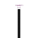 vidaXL Frânghie de lucru, negru, 2 mm, 250 m, poliester vidaXL Frânghie de lucru, negru, 2 mm, 250 m, poliester