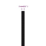vidaXL Frânghie de lucru, negru, 2 mm, 500 m, poliester vidaXL Frânghie de lucru, negru, 2 mm, 500 m, poliester