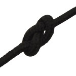 vidaXL Frânghie de lucru, negru, 5 mm, 250 m, poliester vidaXL Frânghie de lucru, negru, 5 mm, 250 m, poliester
