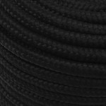 vidaXL Frânghie de lucru, negru, 14 mm, 100 m, poliester vidaXL Frânghie de lucru, negru, 14 mm, 100 m, poliester