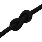 vidaXL Frânghie de lucru, negru, 20 mm, 25 m, poliester vidaXL Frânghie de lucru, negru, 20 mm, 25 m, poliester