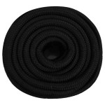 vidaXL Frânghie de lucru, negru, 20 mm, 50 m, poliester vidaXL Frânghie de lucru, negru, 20 mm, 50 m, poliester
