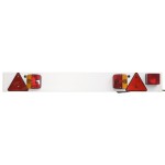 vidaXL Lumină pentru remorcă, bec clasic 12 V, roșu, 115x7x14 cm vidaXL Lumină pentru remorcă, bec clasic 12 V, roșu, 115x7x14 cm