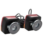 vidaXL Lumini pentru remorcă 2 buc bec clasic 12 V roșu 10,5x7,5x10 cm vidaXL Lumini pentru remorcă 2 buc bec clasic 12 V roșu 10,5x7,5x10 cm