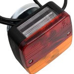 vidaXL Lumini pentru remorcă 2 buc bec clasic 12 V roșu 10,5x7,5x10 cm vidaXL Lumini pentru remorcă 2 buc bec clasic 12 V roșu 10,5x7,5x10 cm