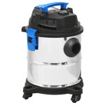 vidaXL Aspirator cu aspirare umedă și uscată, argintiu, 20 L, 1200 W vidaXL Aspirator cu aspirare umedă și uscată, argintiu, 20 L, 1200 W
