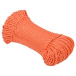 vidaXL Frânghie de lucru, portocaliu, 8 mm, 25 m, polipropilenă vidaXL Frânghie de lucru, portocaliu, 8 mm, 25 m, polipropilenă