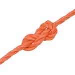 vidaXL Frânghie de lucru, portocaliu, 8 mm, 25 m, polipropilenă vidaXL Frânghie de lucru, portocaliu, 8 mm, 25 m, polipropilenă