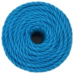 vidaXL Frânghie de lucru, albastru, 20 mm, 100 m, polipropilenă