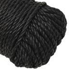 vidaXL Frânghie de lucru, negru, 3 mm, 100 m, polipropilenă vidaXL Frânghie de lucru, negru, 3 mm, 100 m, polipropilenă