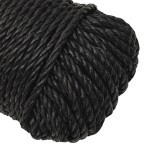 vidaXL Frânghie de lucru, negru, 6 mm, 100 m, polipropilenă vidaXL Frânghie de lucru, negru, 6 mm, 100 m, polipropilenă