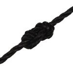vidaXL Frânghie de lucru, negru, 6 mm, 100 m, polipropilenă vidaXL Frânghie de lucru, negru, 6 mm, 100 m, polipropilenă