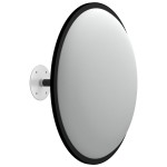 vidaXL Oglindă de trafic convexă de interior, negru, Ø40 cm, acril vidaXL Oglindă de trafic convexă de interior, negru, Ø40 cm, acril