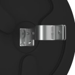 vidaXL Oglindă de trafic convexă exterior, negru, Ø60 cm, policarbonat vidaXL Oglindă de trafic convexă exterior, negru, Ø60 cm, policarbonat