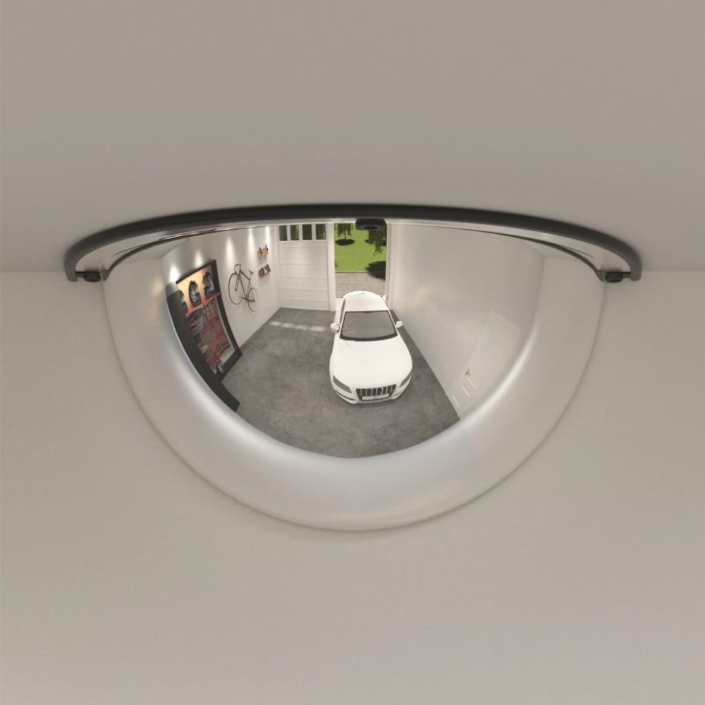 vidaXL Oglinzi de trafic jumătate de cupolă, 2 buc., Ø30 cm, acril