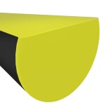 vidaXL Protecții de colț, 2 buc., galben și negru, 4x3x100 cm, PU vidaXL Protecții de colț, 2 buc., galben și negru, 4x3x100 cm, PU