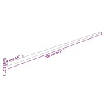 vidaXL Protecții de colț, 2 buc., galben și negru, 4x3x100 cm, PU vidaXL Protecții de colț, 2 buc., galben și negru, 4x3x100 cm, PU